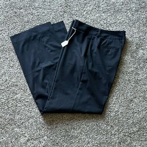 Chico's Women's Navy Flat Front Dress Pants size 1.5 Regular